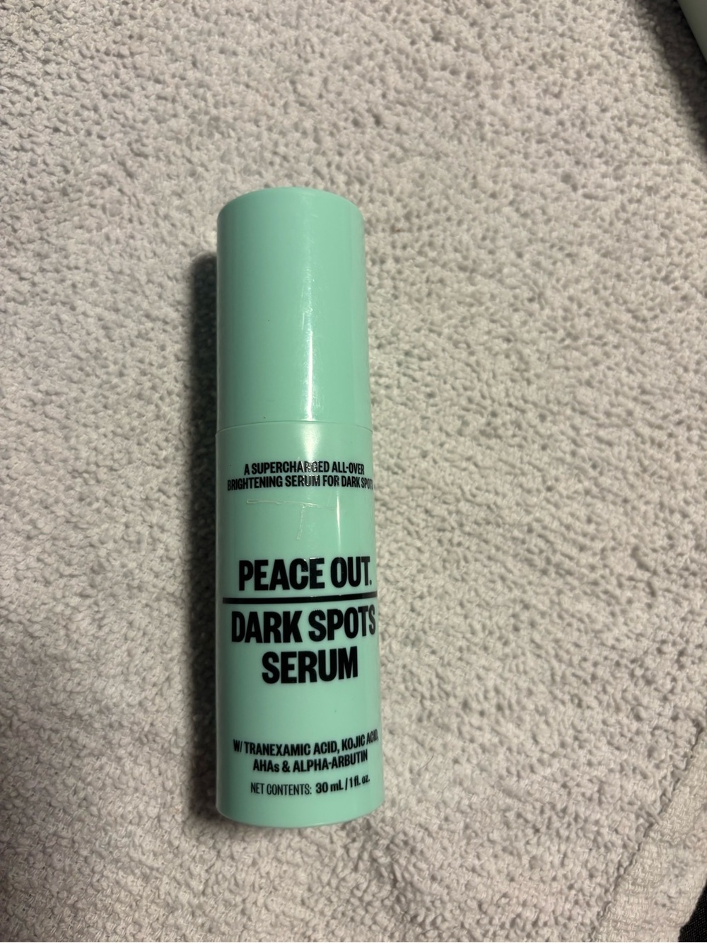Peace Out Dark Spots Serum — Mint Green Brightening Treatment